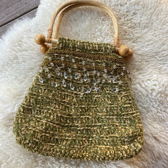 Boho style Hand made crochet clutch purse - Picture 2 of 4